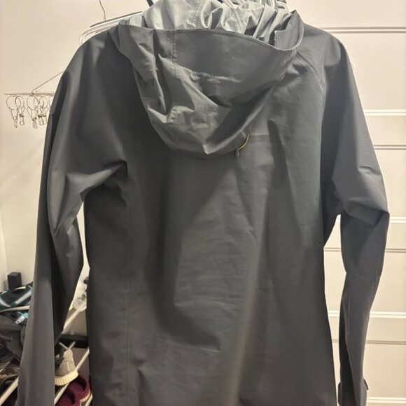 Outdoor Research (OR) MicroGravity AscentShell Jacket, Gray/Yellow (Men Size M) - Picture 7 of 7